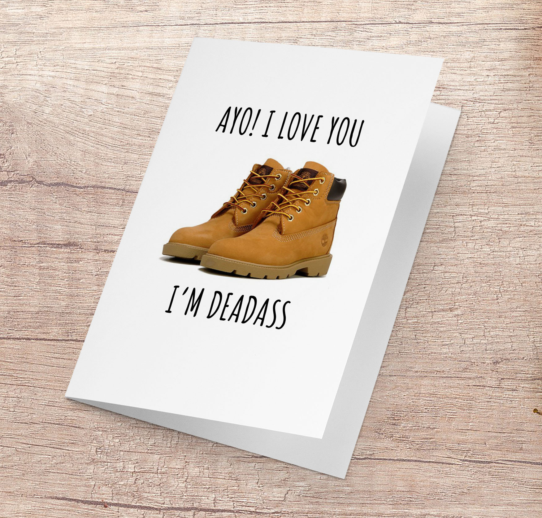 I Deadass Love You New York Meme Valentine's Day Card - Etsy