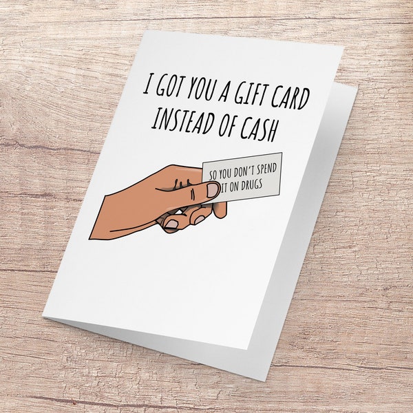 Funny Gift Card Christmas Card, Drugs, 420, Meme, Internet Meme Card, Funny Greeting, Vine