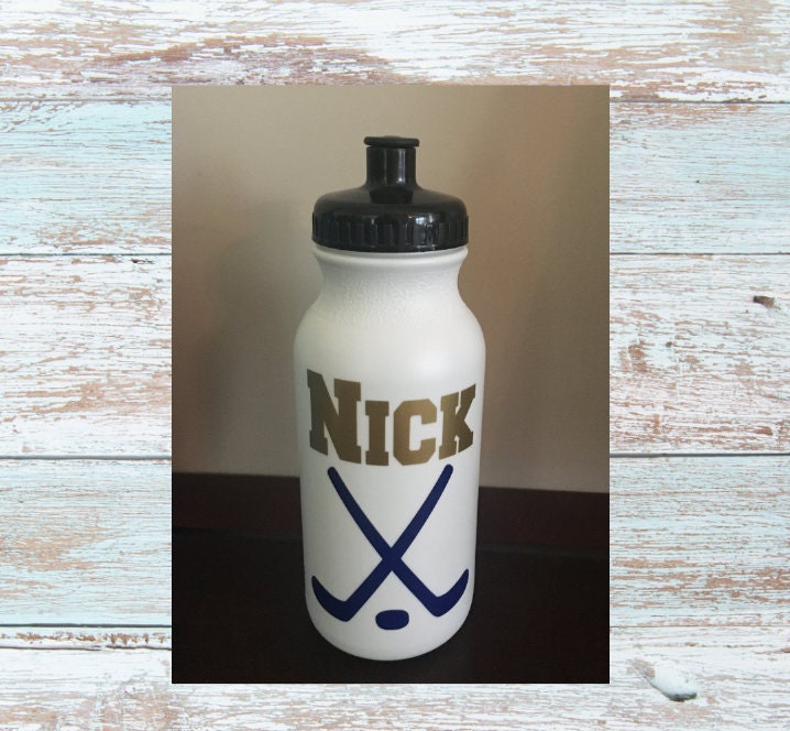Ice Hockey Personalized Water Bottles Hockey Rink Design – The Photo Gift