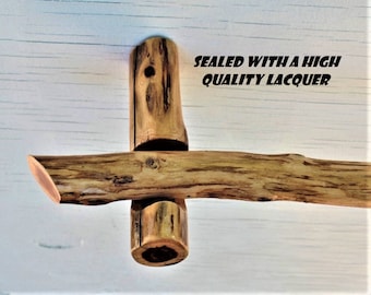 51-70&quot;  Wood Curtain Rod, Rustic Cedar Rods, Wooden Curtain Poles,  Reclaimed Wood, Rustic Cabin Decor