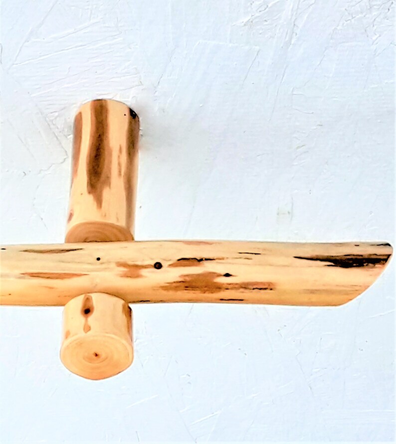 Wood Curtain Rod Rustic Curtain Rod Drapery Rod Custom Etsy