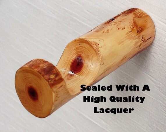 One Pair Of Wood Curtain Rod Brackets Rustic Wall One Pair Of Wood Curtain Rod Brackets, Rustic Curtain Rod Hooks