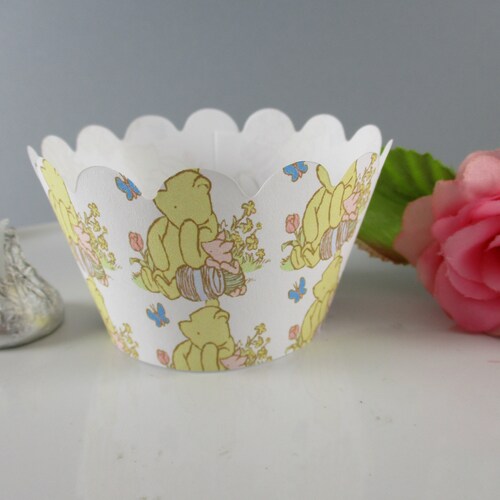 Classic Winnie the Pooh Cupcake Wrappers Classic Winnie the Etsy