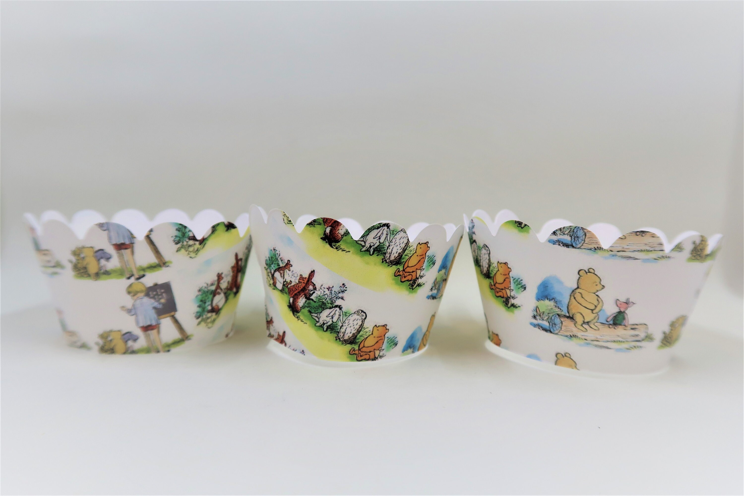 Classic Winnie the Pooh cupcake wrappers Classic Winnie the pooh Pooh cupcake wrappers