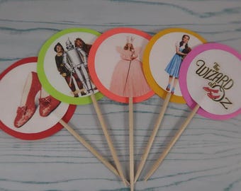 Wizard cupcake picks, Whimsical Storybook  Toppers , Fantasy Birthday Decor, Birthday Party Decorations