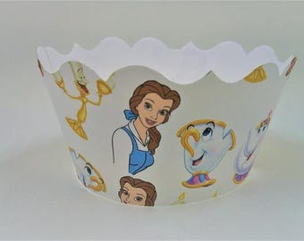Princess Cupcake Wrappers, Fairy Tale Birthday Decorations, Royal Dessert Table Set, Party Decor Supplies