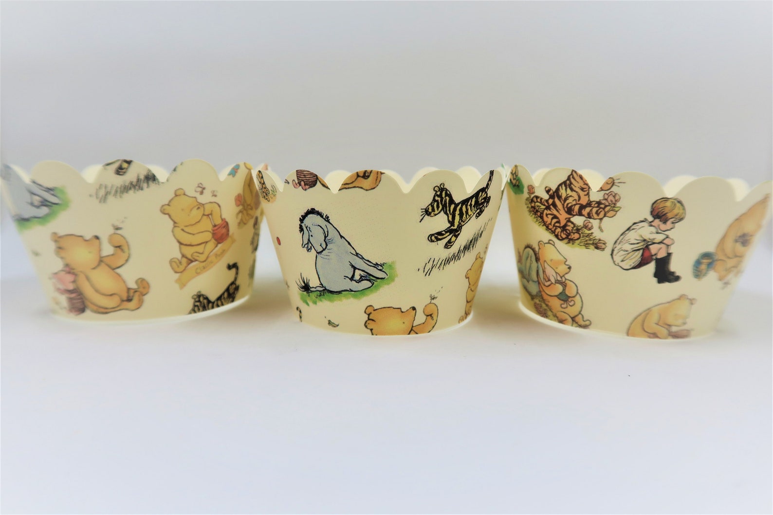 Classic Winnie the Pooh Cupcake Wrappers Classic Winnie the Etsy