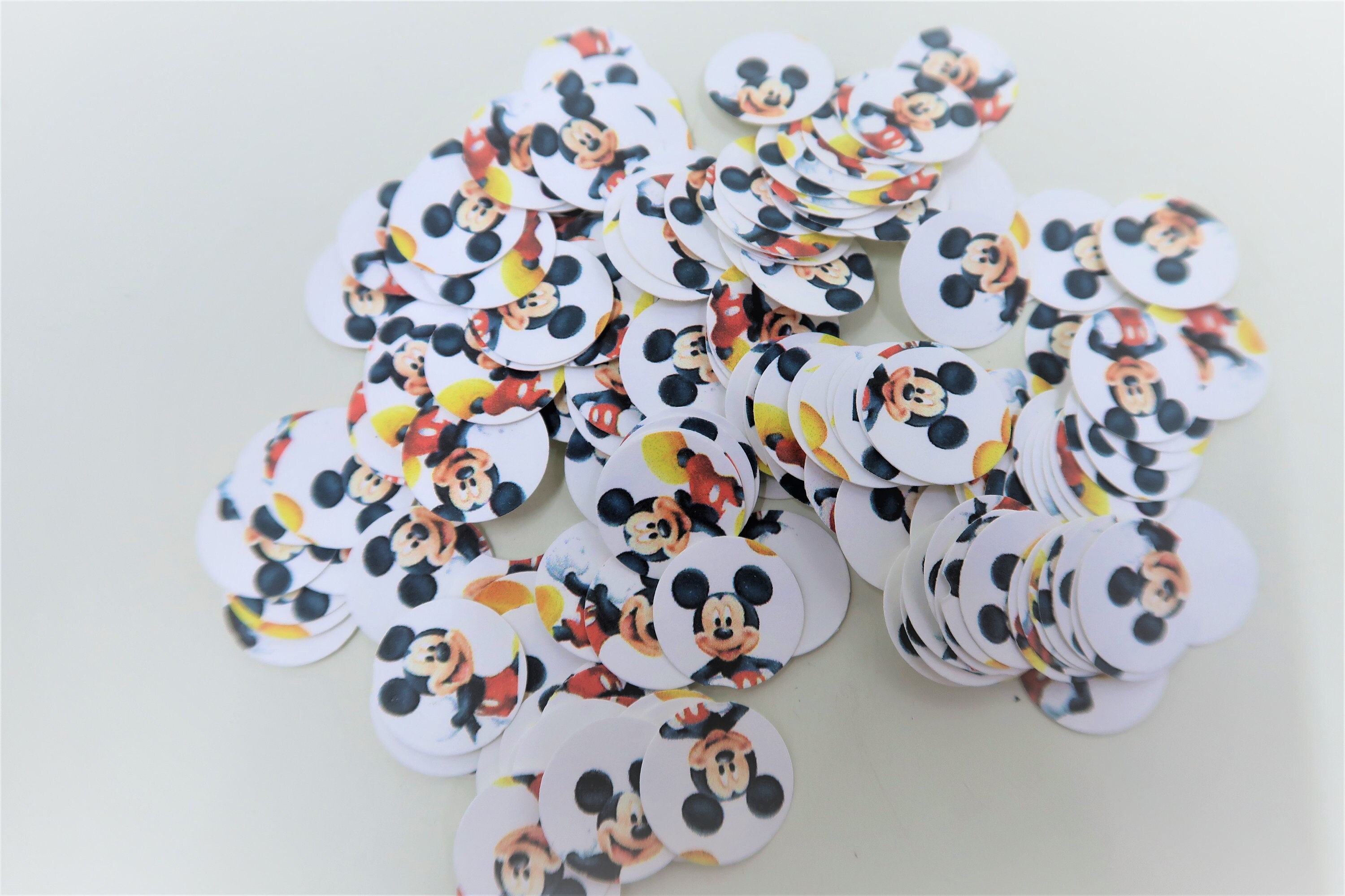 READY to Ship 200 pc Mickey Mouse themed Confetti 200 pieces Birthday confetti Mickey Mouse party confetti Small confetti