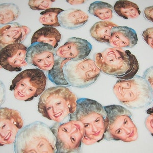 The Golden Girls confetti, Golden Girls party supplies,Dorothy,Blanche, Rose, Sophia,Golden Girls Party, Birthday Party