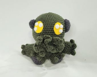 Baby Cthulhu | Amigurumi Plushie | Handmade Crocheted Occult Stuffed Animal