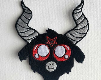Baby Baphomet Patch | Embroidered Iron-On Applique