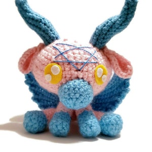 Baby Bubble Gum Baphomet | Amigurumi Plushie | Handmade Crocheted Occult Stuffed Animal