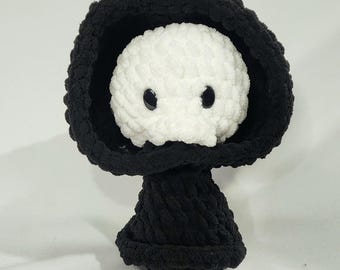 Cuddly Grim Reapers | Large Amigurumi Plushie | Handmade Crocheted Occult Stuffed Animal