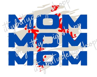 Basebollmamma Ladda ner SVG-fil Cricut-fil lagmamma Sport Digital Cut-fil