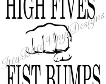 Boy Shirt-High Fives-Fist Bumps-Sofort downloadable SVG Datei