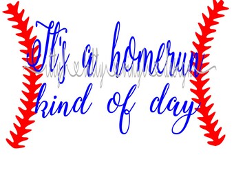 Homerun Typ av dag direktnedladdning svg, dxf, png, pdf-filer