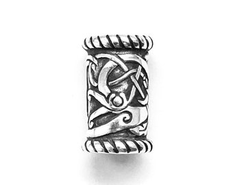 Kai's BEARD/HAIR urnes BEAD silver (made by Viking Kristall)