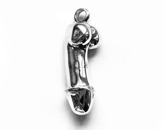 PHALLUS AMULET silver (made by Viking Kristall)