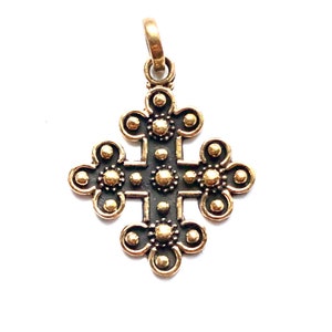 BYZANTINE CROSS bronze (made by Viking Kristall)