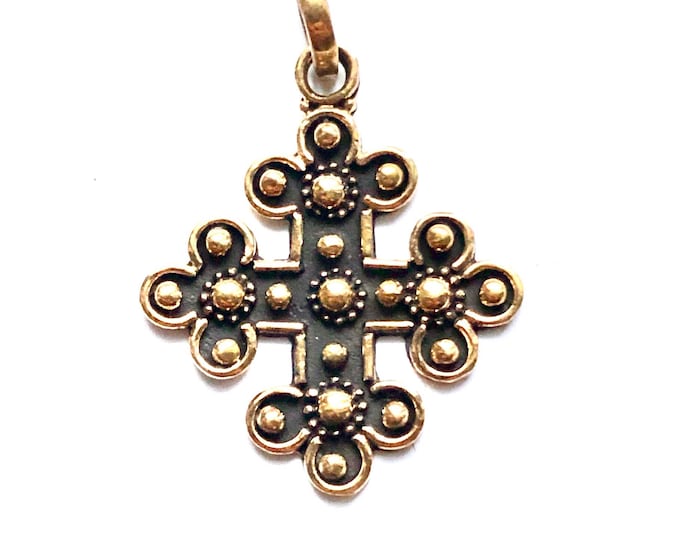 BYZANTINE CROSS bronze (made by Viking Kristall)