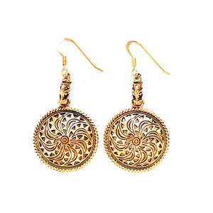 PENDIENTES SOL DE GOTLAND - bronce (fabricados por Viking Kristall)