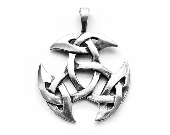 TRISKELE pendant silver (made by Viking Kristall)