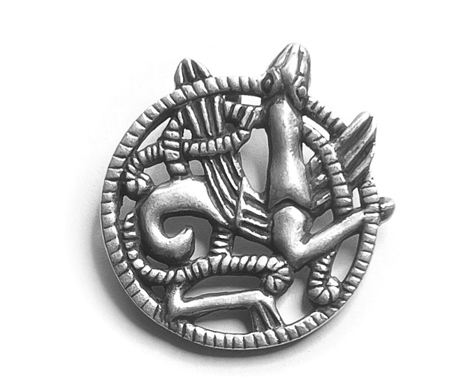 DRAGON PENDANT from LUND silver (made by Viking Kristall)
