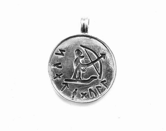 SKADI / Ull PENDANT silver (made by Viking Kristall)