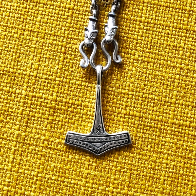 BORNHOLM THORS HAMMER Silver made by Viking Kristall Etsy UK