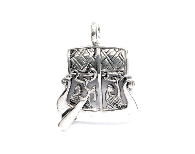 GOTLAND SHIP PENDANT silver (made by Viking Kristall)