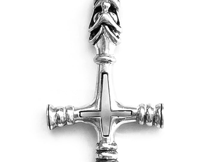 large ISLANDIC CROSS silver (made by Viking Kristall)