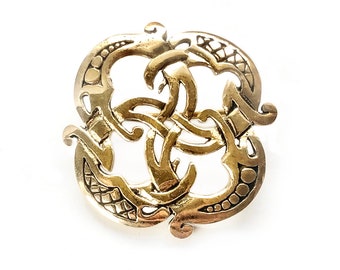 KAI'S DRAGON BROOCH bronze (made by Viking Kristall)