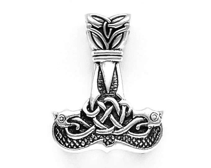 larger KAI’S HAMMER NORSK silver (made by Viking Kristall)
