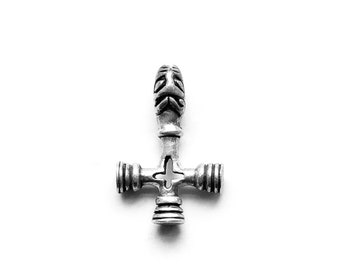 tiny ISLANDIC CROSS silver (made by Viking Kristall)