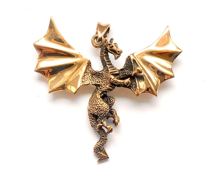 DRAGON PENDANT bronze (made by Viking Kristall)