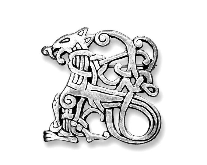 JELLING BROOCH silver (made by Viking Kristall)