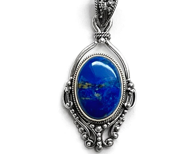 LAPIS LAZULI DREAM pendant - lapis lazuli and silver (handmade by Viking Kristall)