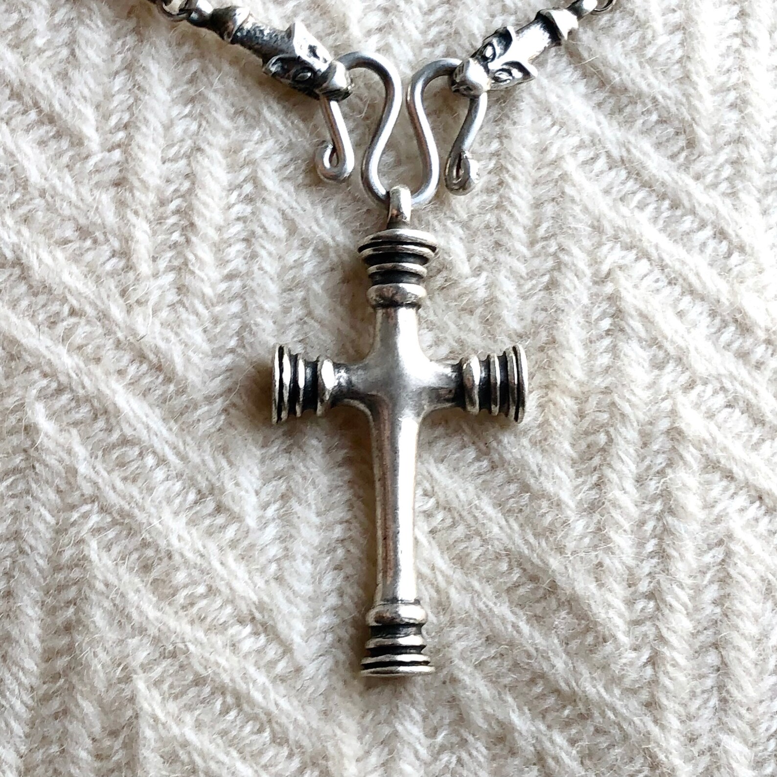 YORK CROSS Silver (made by Viking Kristall) - Etsy