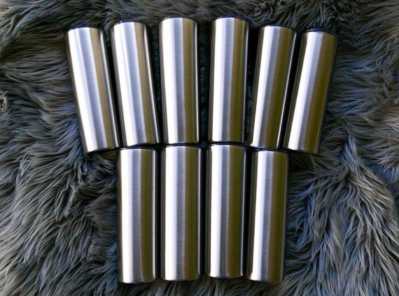 20oz Skinny Tapered Stainless Steel Tumblers - Bulk Pack
