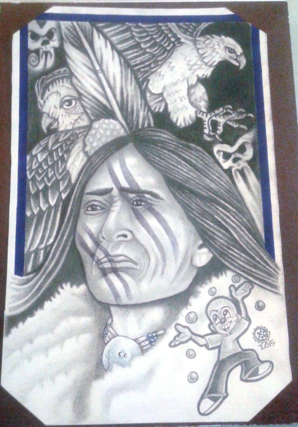 ORIGINAL Inmate Prison Art Graphite Color Ink Detail | Etsy
