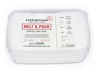 Clara Melt /& Pour Aceite de Coco SLS Free Stephensons base de fabricación de jabón