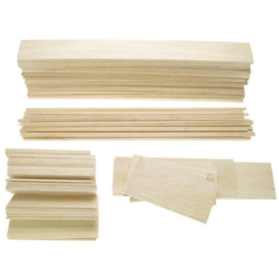 Balsa Wood Sheet 75mm x 450mm - each Balsa Wood Sheet 75mm x 450mm - each