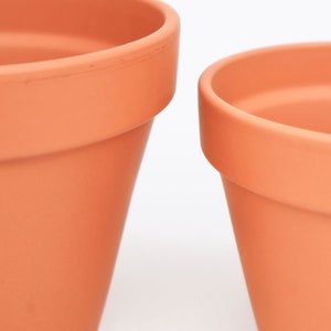 Extra Large Vintage Style Mini Terracotta Plant Pots, 150 pcs sizes in cm image 2