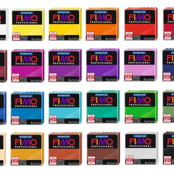 Fimo Professional Modelling Material - Standard 85g Blocks - Various Colours
