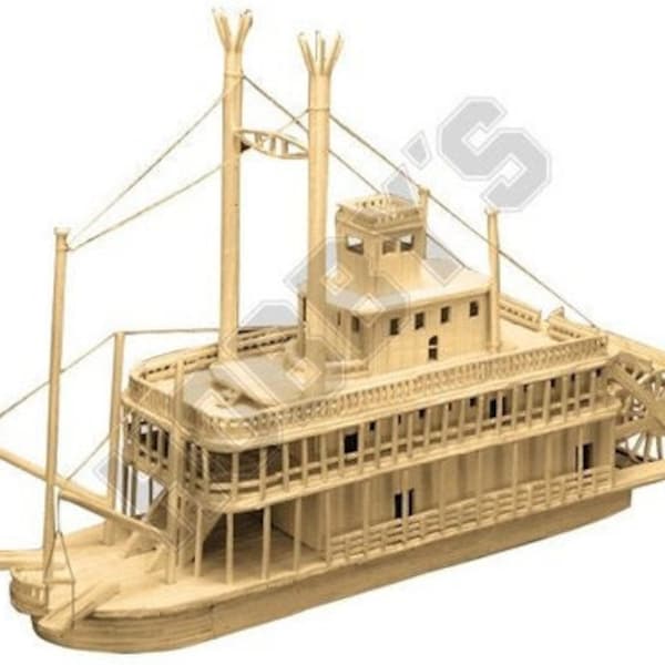 Mississippi Riverboat Matchstick Kit