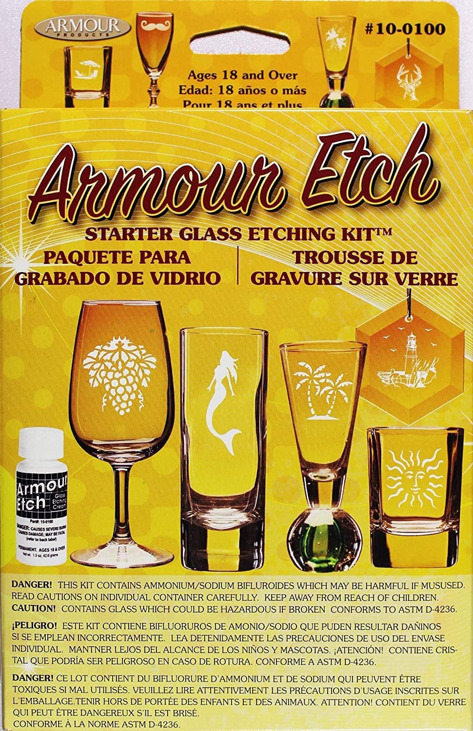 Armour Etch Glass Etching Cream -  UK