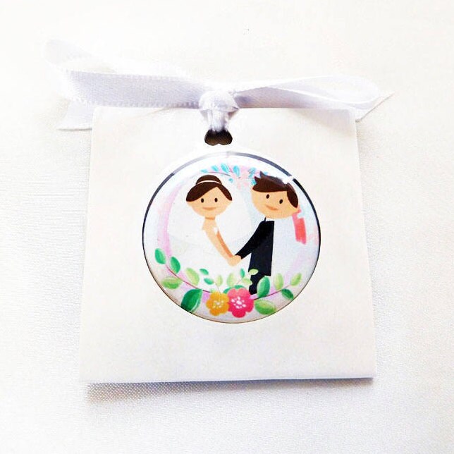 Wedding Favor Magnets On Magnet Guests Thank You Wedding Favor Magnets On Magnet Guests Thank You Guest Gift 1 25 Inch