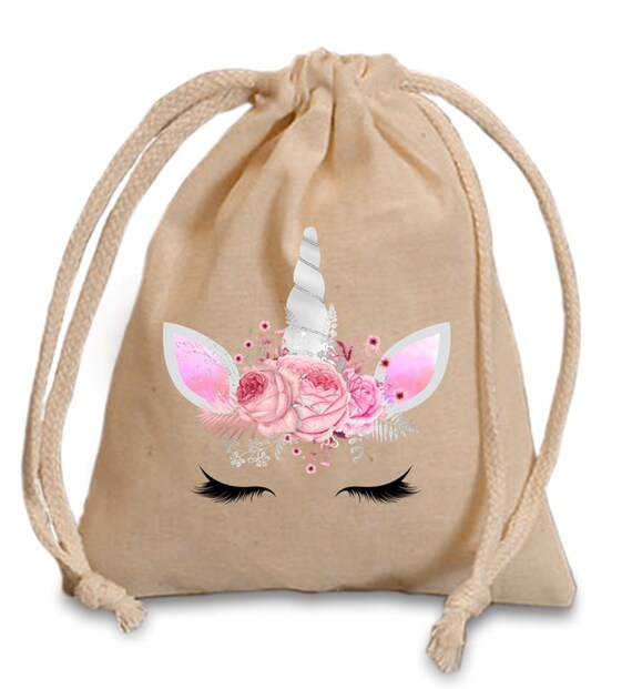 Set of 24 silver Unicorn party 4"X6" favor bags. Buy as is for 40% off