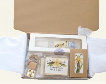 Vanilla Comfort Gift Box – Cozy Aromatherapy Spa Set