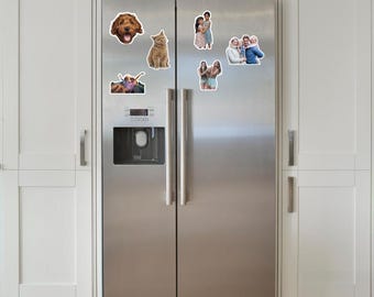 Scented Custom Photo Fridge Magnet | Personalized Cut-to-Shape Logo, Wedding Favor, Pet Portrait